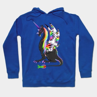 Rainbow Unicorn Dragon Hoodie